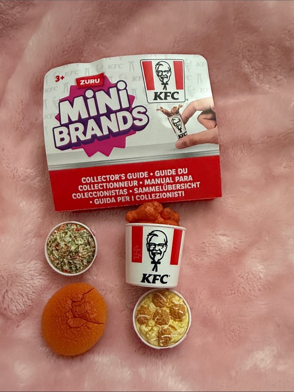 Mini Brands KFC Crispy Chicken Bucket, Coleslaw, Pot Pie, & Famous Bowl Bundle